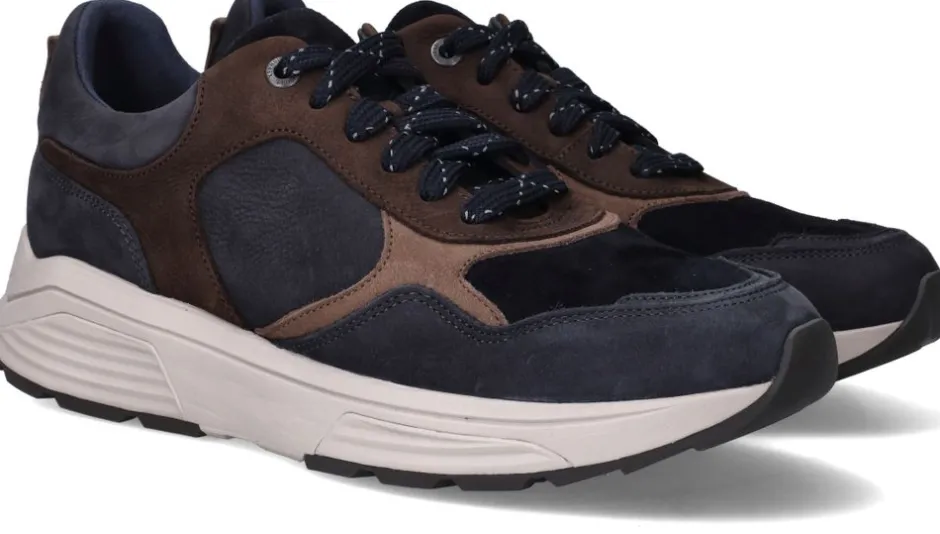 Xsensible Rialto Stretchwalker Sneakers Blauw Heren|Heren Comfort|Sneakers