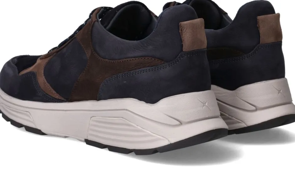 Xsensible Rialto Stretchwalker Sneakers Blauw Heren|Heren Comfort|Sneakers