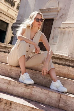 Xsensible SWX21 Stretchwalker Sneakers Dames|DAMES Veterschoenen|Comfort